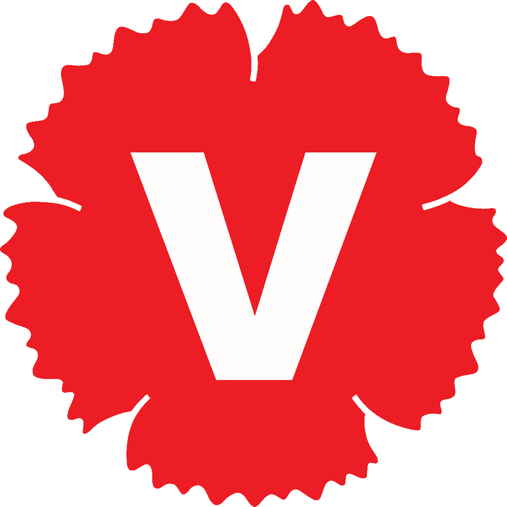 logotyp för Vänsterpartiet